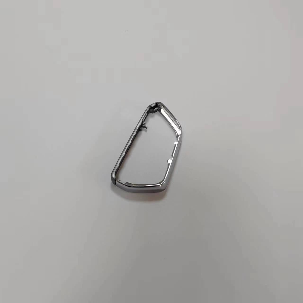 Die-cast zinc alloy polished and electroplated frame of the remote control key for Volkswagen vehicles