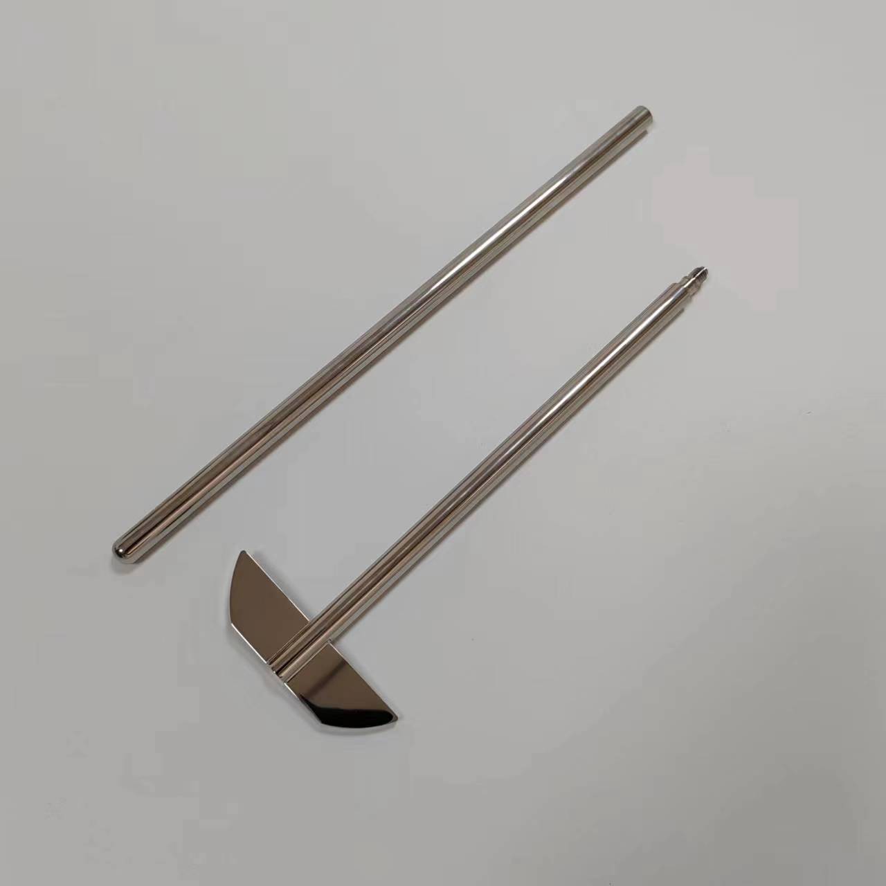 Stainless steel processing, welding, passivation, and polishing of mechanical equipment blades.