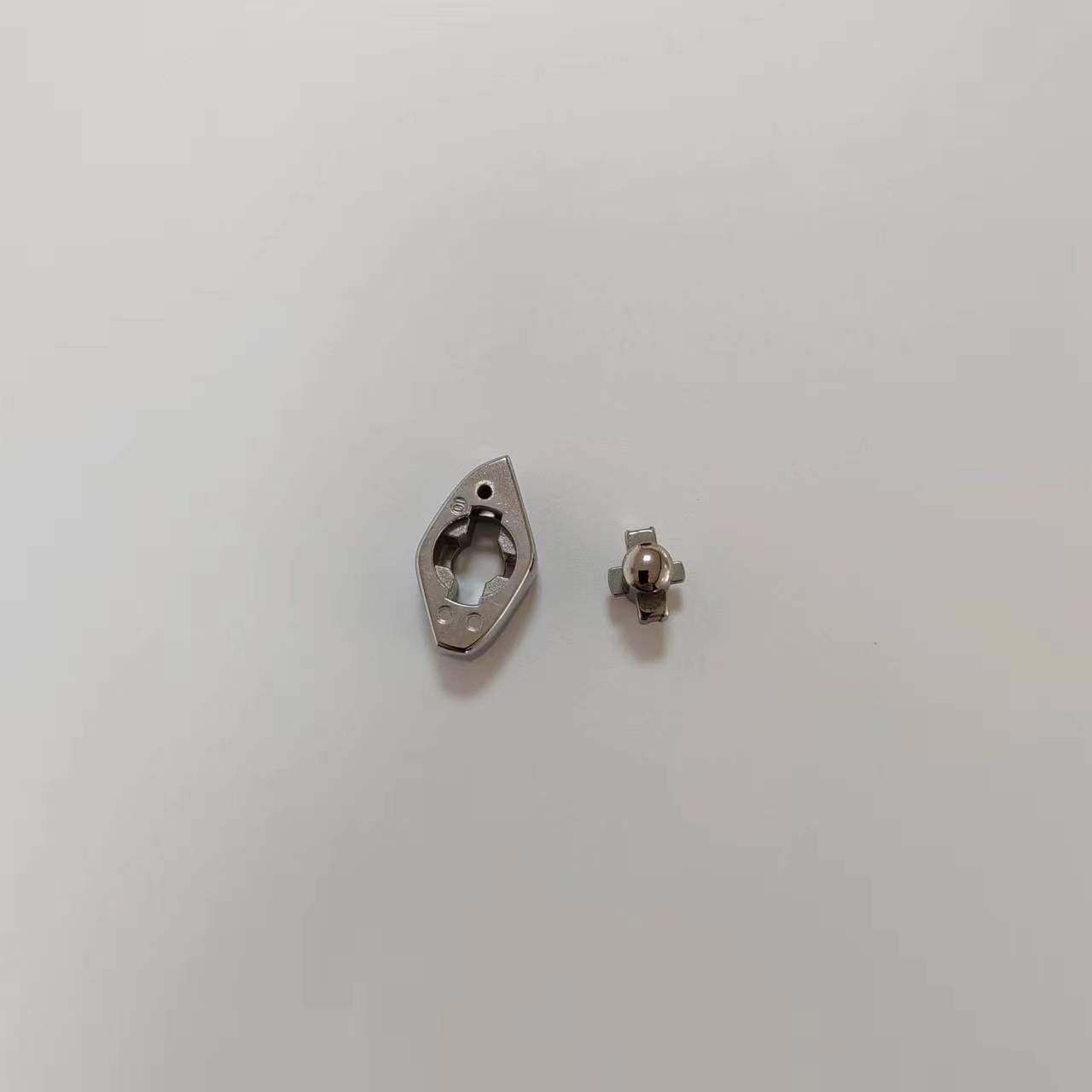 Honda remote key die-casting zinc alloy polished electroplated shaft assembly