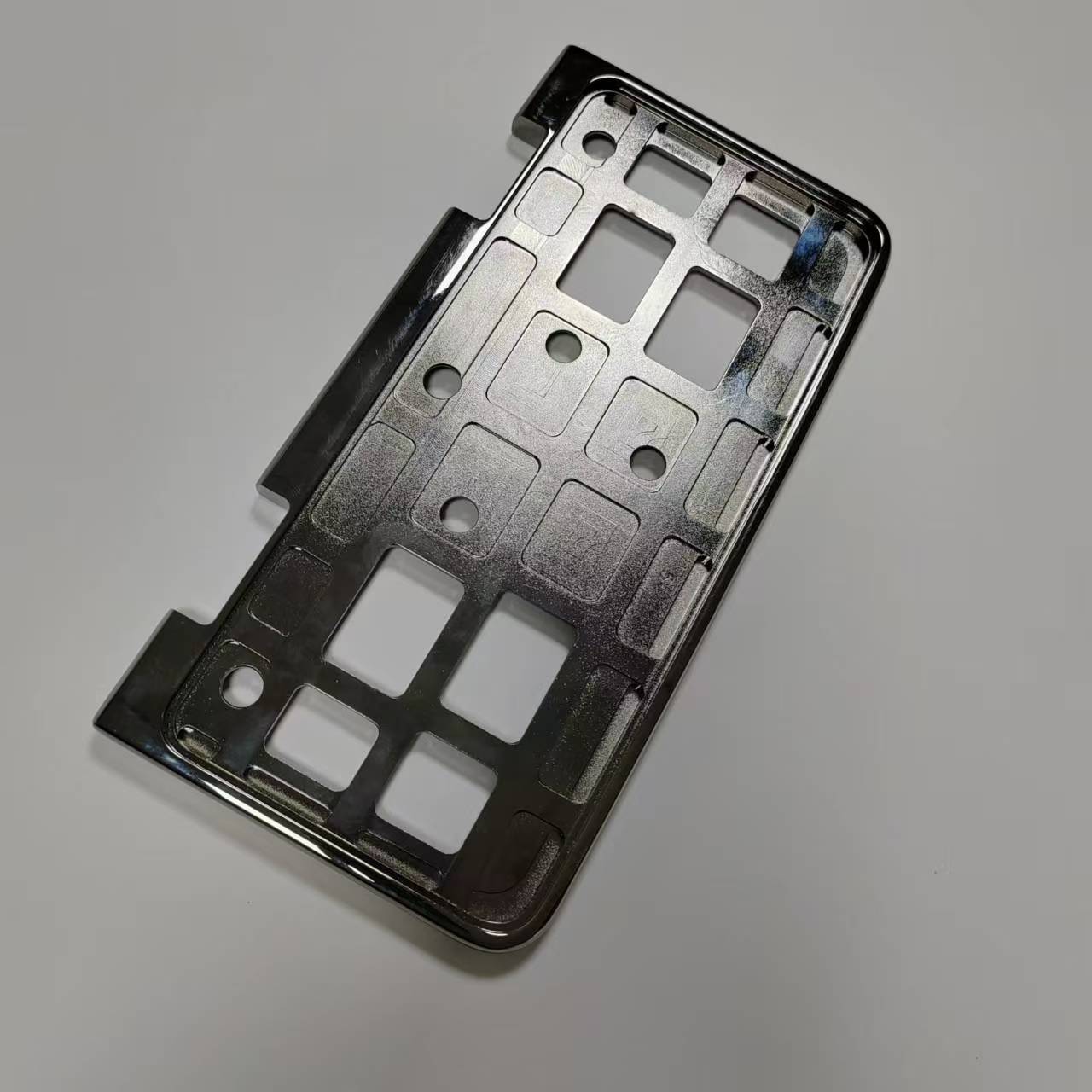 Forged aluminum alloy electroplated accessories for car seat storage rack