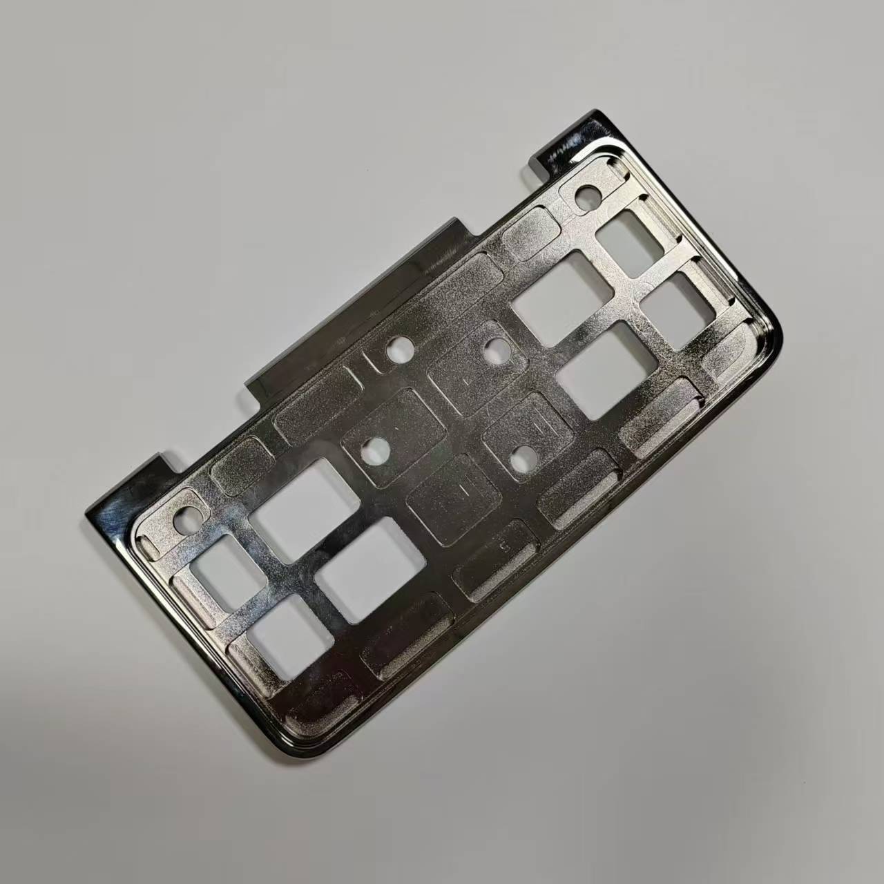 Forged aluminum alloy electroplated accessories for car seat storage rack