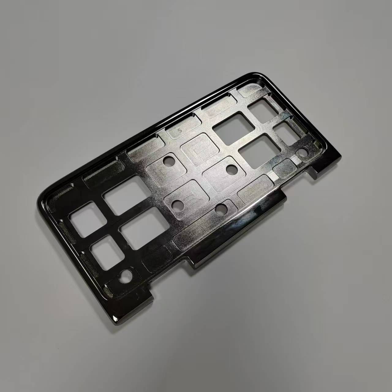 Forged aluminum alloy electroplated accessories for car seat storage rack