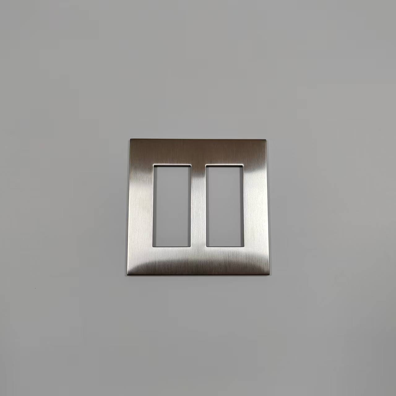 Stainless steel stamping and plating switch plates for home accessories