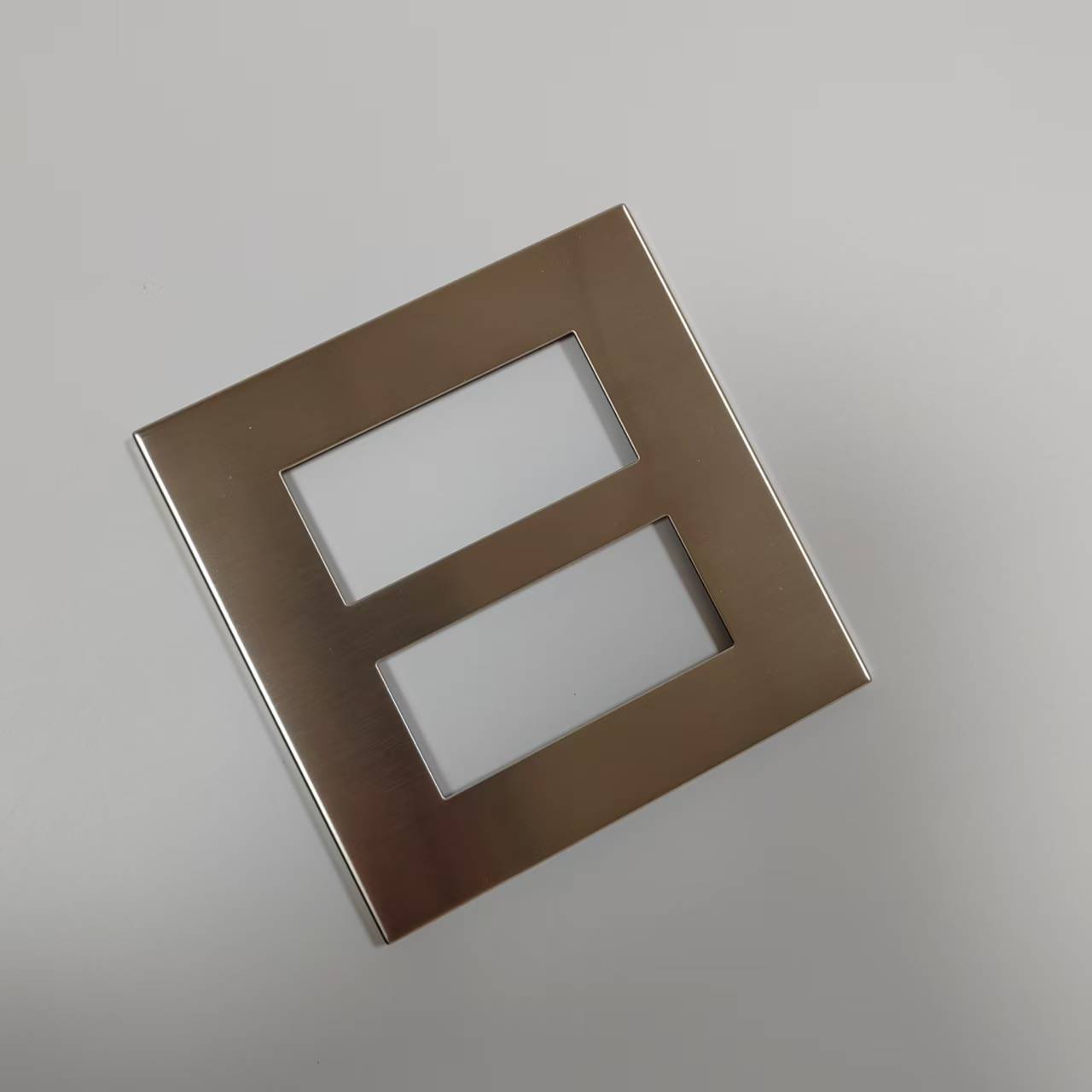 Stainless steel stamping and plating switch plates for home accessories