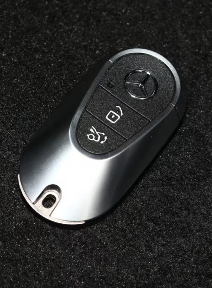 Car remote control key metal casting electroplated frame