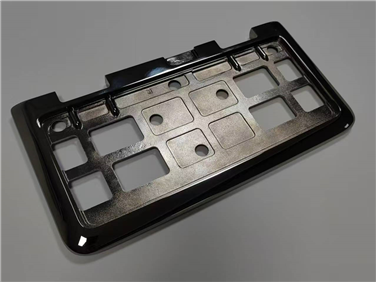 Forged aluminum alloy electroplated accessories for car seat storage rack