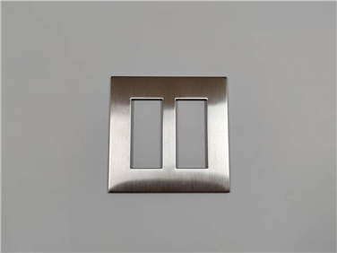 Stainless steel stamping and plating switch plates for home accessories
