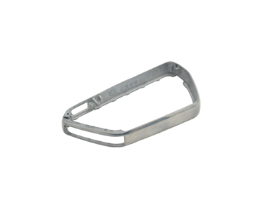 Die-cast zinc alloy polished and electroplated frame of the remote control key for Volkswagen vehicles